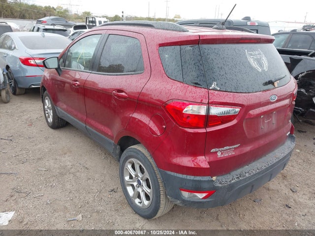 MAJ6S3GLXLC368376 Ford Ecosport Se