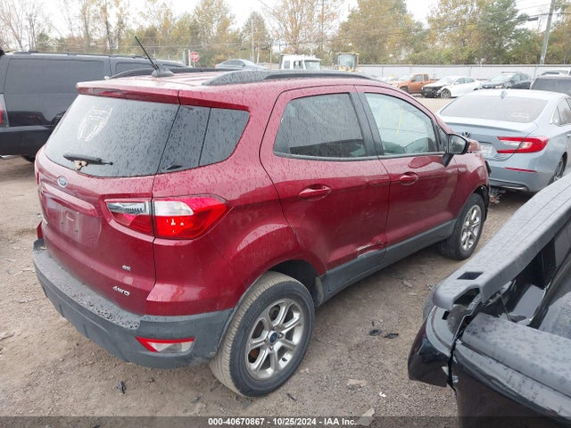 MAJ6S3GLXLC368376 Ford Ecosport Se