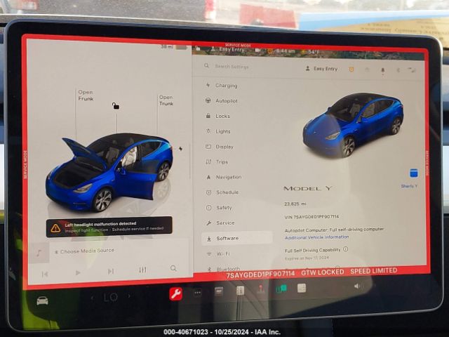 7SAYGDED1PF907114 Tesla Model Y Rwd