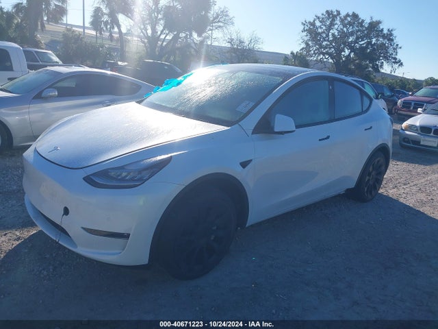 2021 TESLA MODEL Y 5YJYGDEDXMF110160 Photo 1