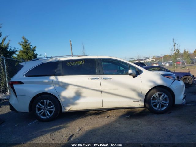 5TDESKFC7MS025297 Toyota Sienna Platinum