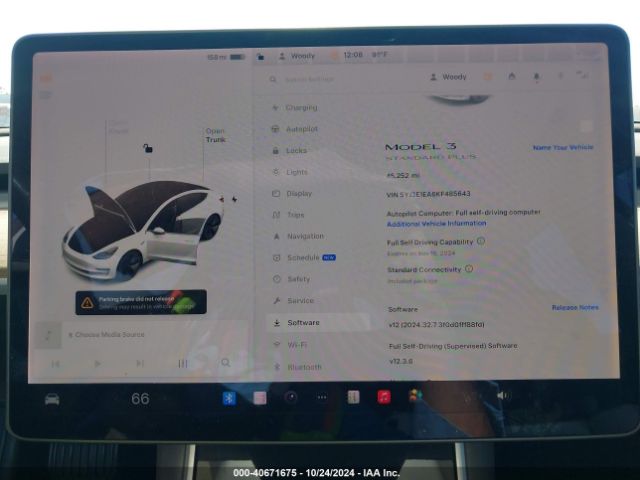 5YJ3E1EA6KF485643 Tesla Model 3 Long Range/mid Range/standard Range/standard Range Plus