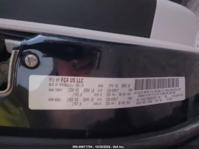 2C4RC1FG6KR575737 Chrysler Pacifica Touring Plus