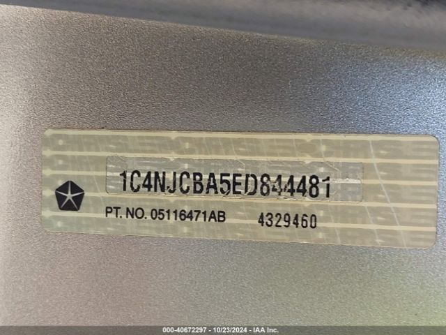 1C4NJCBA5ED844481 Jeep Compass Sport