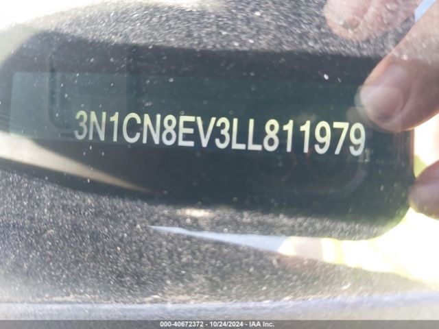 3N1CN8EV3LL811979 Nissan Versa Sv Xtronic Cvt