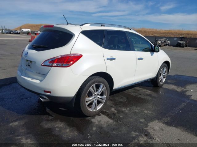 JN8AZ1MW0EW515331 Nissan Murano Le/s/sl/sv