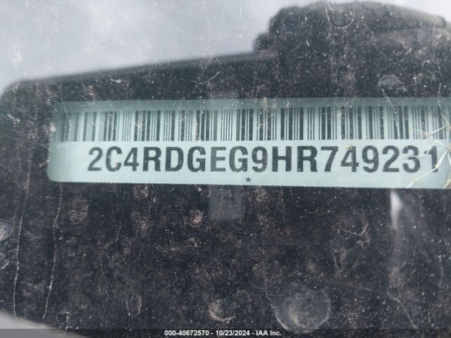 2C4RDGEG9HR749231 Dodge Grand Caravan Gt