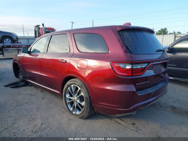 1C4RDHDG8KC769459 Dodge Durango Gt Plus Rwd