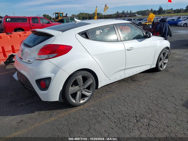 Hyundai Veloster Turbo W/black 2014 KMHTC6AEXEU211056 Image 4