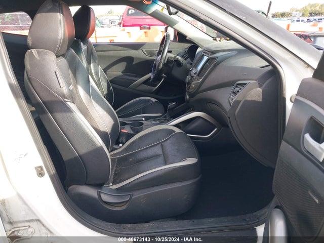 Hyundai Veloster Turbo W/black 2014 KMHTC6AEXEU211056 Image 5