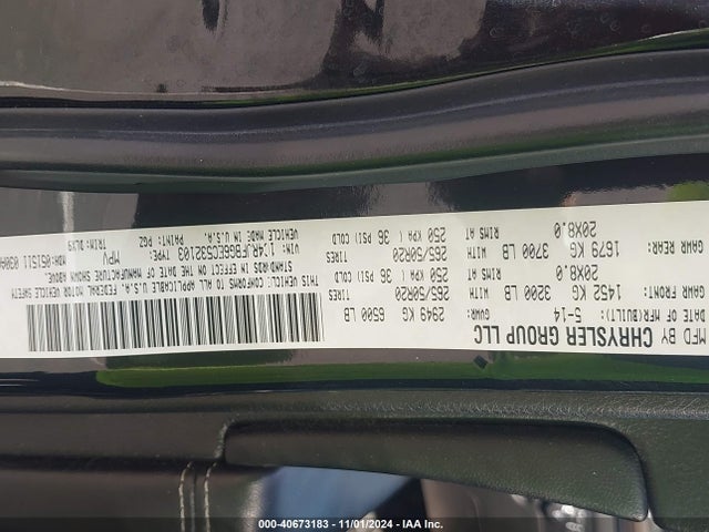 Jeep Grand Cherokee Limited 2014 1C4RJFBG6EC532103 Image 9