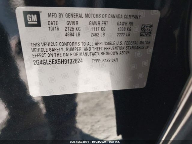 2G4GL5EX5H9132824 Buick Regal Turbo Sport Touring