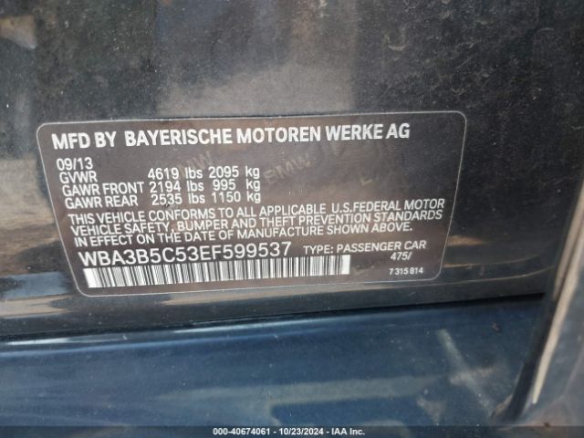 WBA3B5C53EF599537 BMW 328i Xdrive