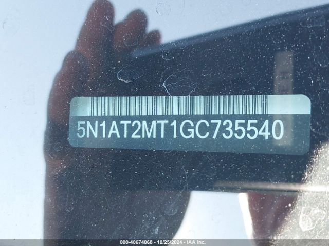 5N1AT2MT1GC735540 Nissan Rogue S/sl/sv