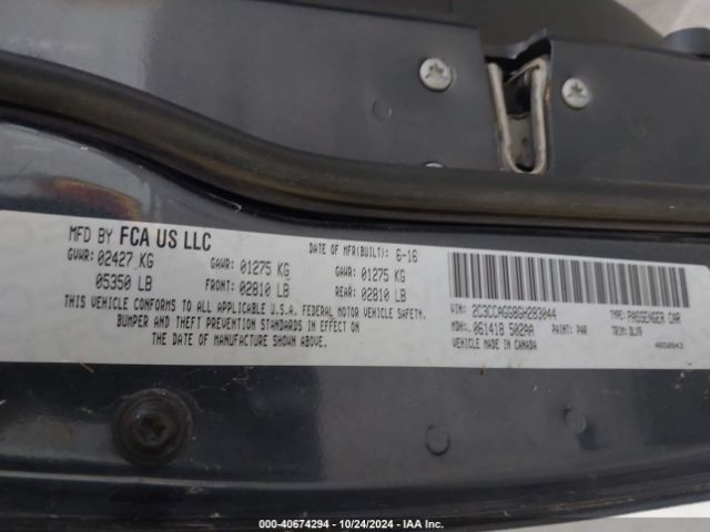 2C3CCAGG8GH283044 Chrysler 300 300s