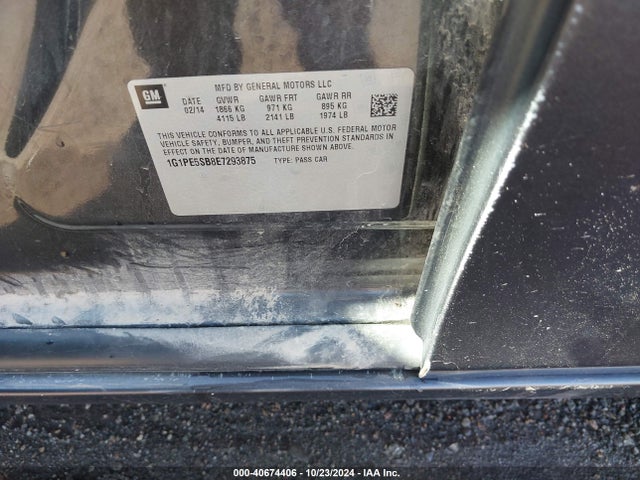 Chevrolet Cruze 2lt Auto 2014 1G1PE5SB8E7293875 Image 9