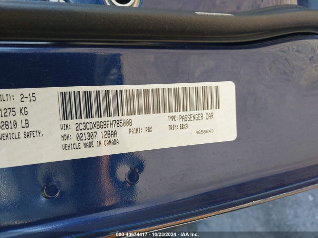 Dodge Charger Se 2015 2C3CDXBG8FH785008 Image 9