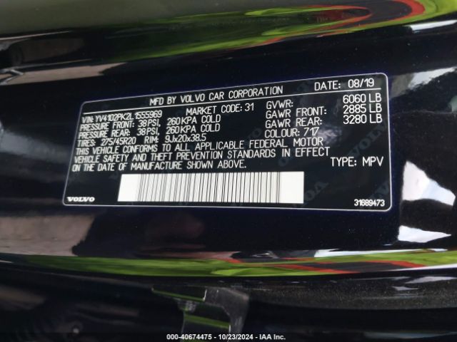 YV4102PK2L1555969 Volvo Xc90 T5 Momentum 7 Passenger