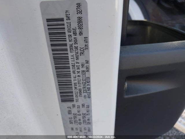 3C6TRVNG2JE111638 RAM Promaster 1500 Low Roof 118 Wb