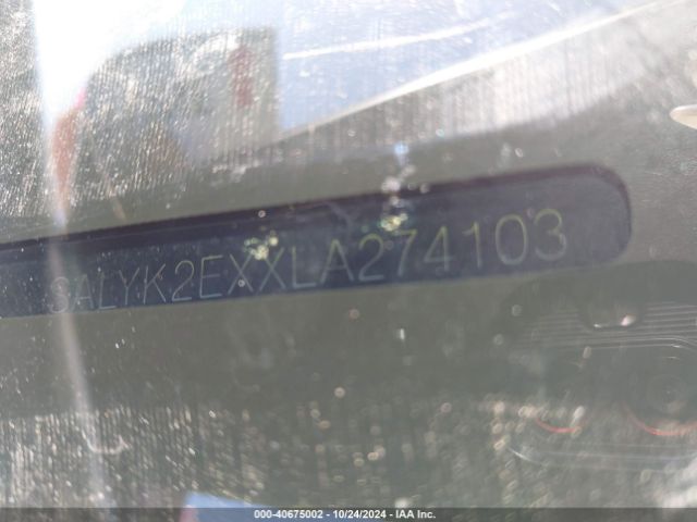 SALYK2EXXLA274103 Land Rover Range Rover Velar P250 R-dynamic S