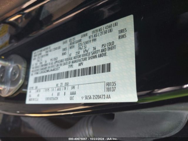 2021 FORD ESCAPE 1FMCU0G62MUA46337 Photo 8