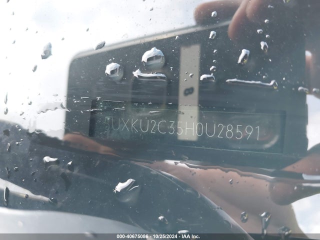 5UXKU2C35H0U28591 BMW X6 Xdrive35i