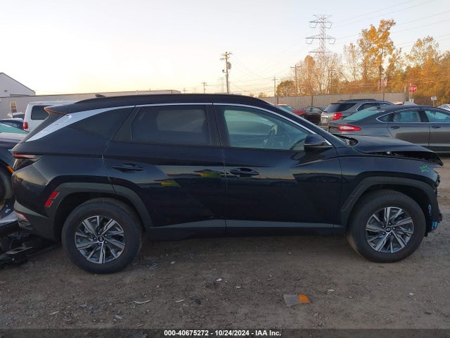 KM8JBCA1XPU132690 Hyundai Tucson Hybrid Blue