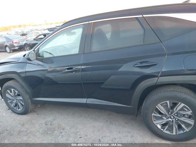 KM8JBCA1XPU132690 Hyundai Tucson Hybrid Blue