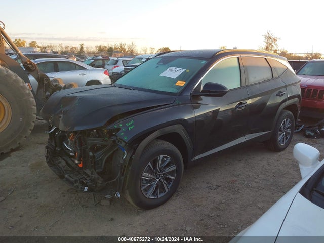 KM8JBCA1XPU132690 Hyundai Tucson Hybrid Blue