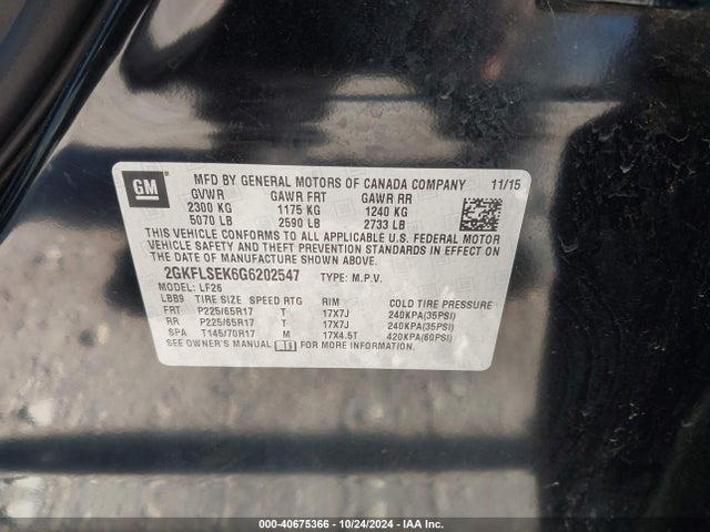 2GKFLSEK6G6202547 GMC Terrain Sle-1