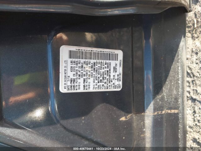 JN8AS5MT3EW622360 Nissan Rogue Select S