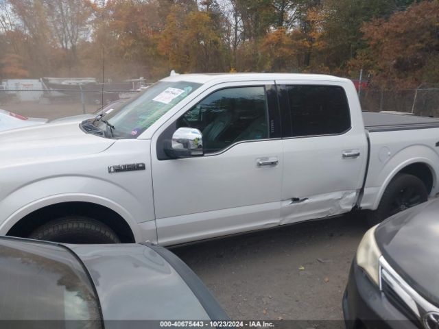 1FTEW1EG0JFA53425 Ford F-150 Platinum