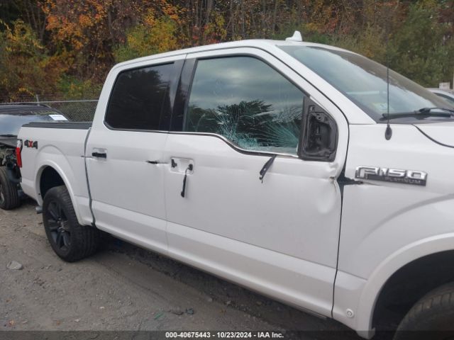 1FTEW1EG0JFA53425 Ford F-150 Platinum