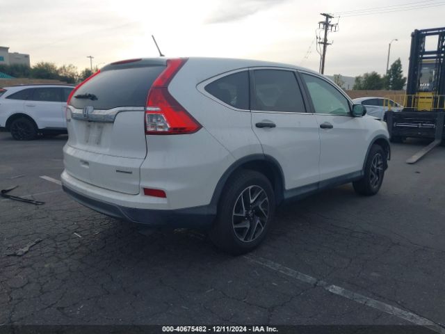 5J6RM3H47GL006319 Honda CR-V SE