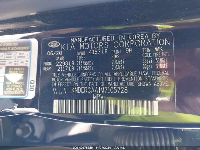 KNDERCAA1M7105728 KIA SELTOS EX