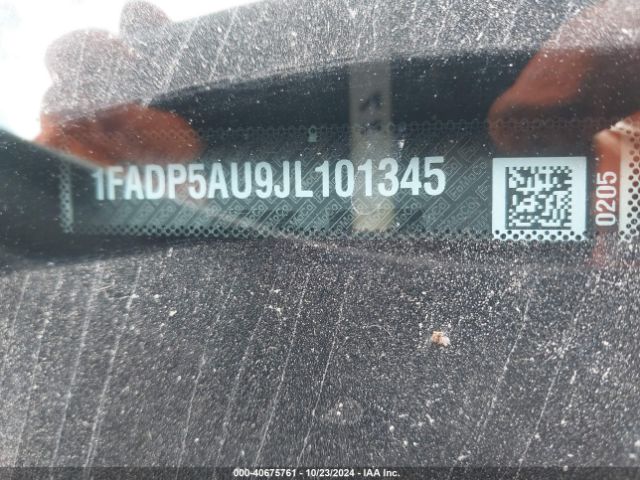 1FADP5AU9JL101345 Ford C-max Hybrid Se