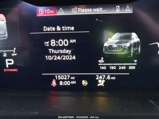 WA1EECF3XN1019354 Audi Q3 Premium Plus 45 Tfsi S Line Quattro Tiptronic