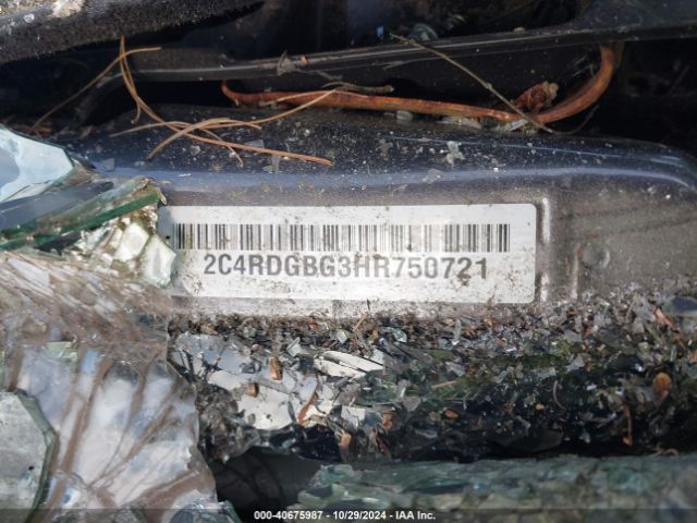 2C4RDGBG3HR750721 Dodge Grand Caravan Se