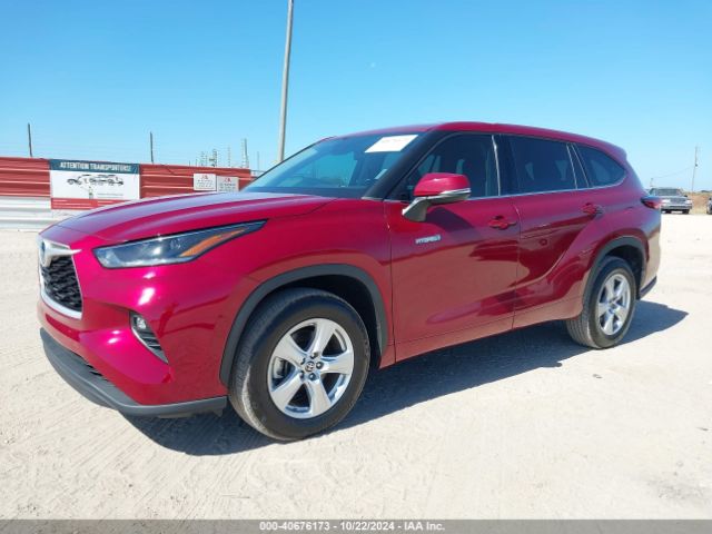5TDZARAH1MS509143 Toyota Highlander Hybrid Le