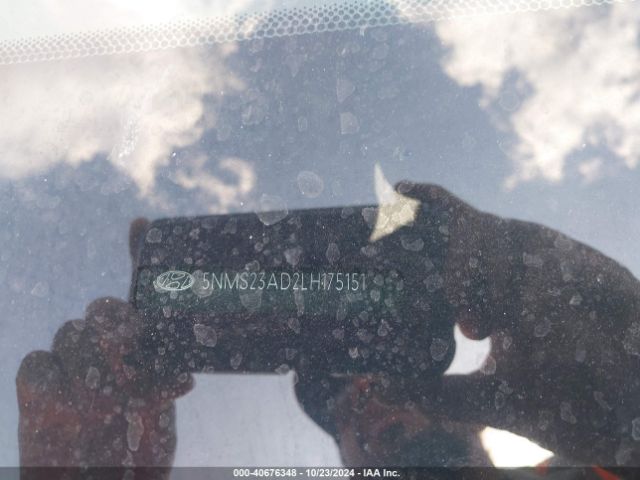 5NMS23AD2LH175151 Hyundai Santa Fe Se