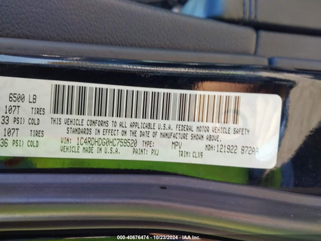 Dodge Durango Gt Rwd 2017 1C4RDHDG0HC759520 Image 9