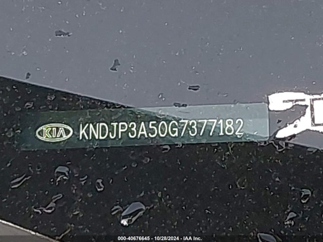 KIA SOUL + 2016 KNDJP3A50G7377182 Image 9