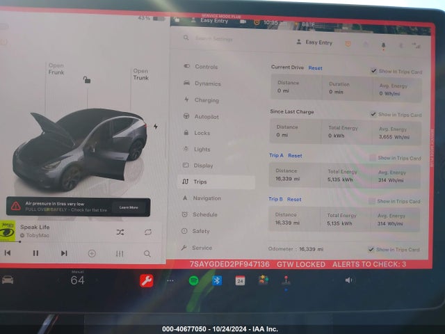 2023 TESLA MODEL Y 7SAYGDED2PF947136 Photo 6