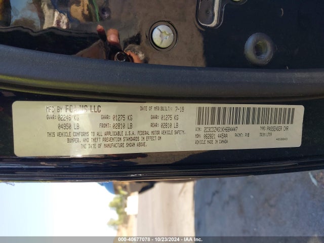Dodge Challenger Sxt 2019 2C3CDZAG1KH684447 Image 9