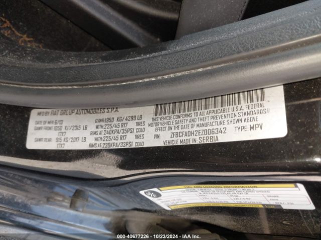 2014 FIAT 500L ZFBCFADH2EZ006342 Photo 8
