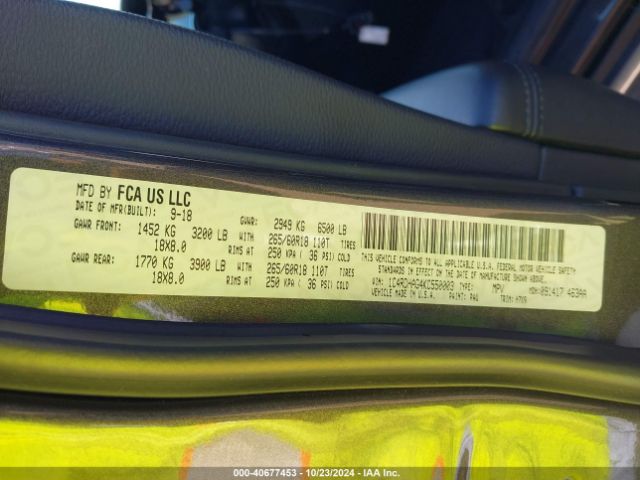 1C4RDHAG4KC550003 Dodge Durango Sxt Plus Rwd