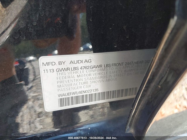 Audi A4 2.0t Premium 2014 WAUEFAFL6EN022135 Image 9
