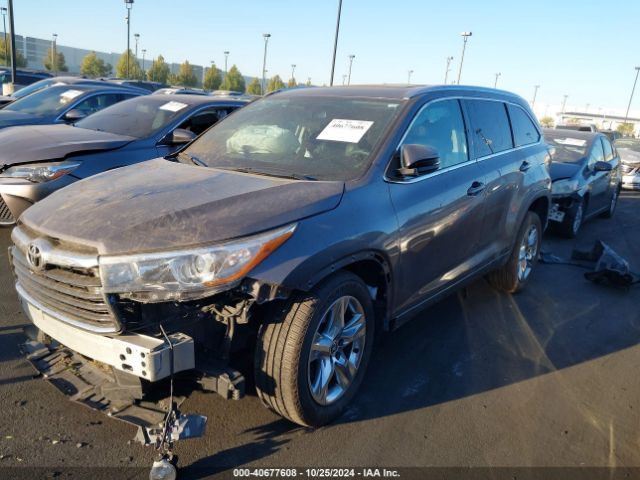 5TDYKRFH6GS135361 Toyota Highlander Limited V6