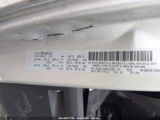 3C6URVJG3GE131268 RAM Promaster 3500 High Roof