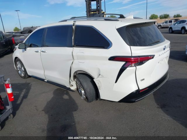 5TDERKEC5MS014263 Toyota Sienna Platinum